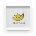 3Rfitnessのゴリさんのバナナ Acrylic Block