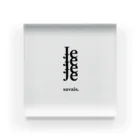  Je Savais のJe Je Je Je 3 Acrylic Block