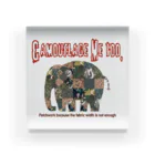 alt_203のCamouflage Me too Acrylic Block