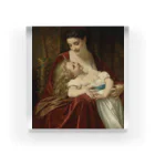 世界の絵画アートグッズのユーグ・メルル《母性愛》 アクリルブロック