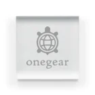 無骨キャンプ・アウトドア用品のonegear（ワンギア）のongaer（ワンギア） 公式ロゴ アクリルブロック