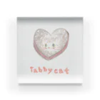 mydaringistabbycat  ダーリンはとらねこ　のtabby cat choco cake アクリルブロック