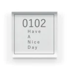 HAVE A NICE DAYの0102 HAVE A NICE DAY (SQUARE) Acrylic Block