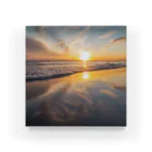 moani islandのSunset  Beach Acrylic Block