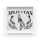 SPLIT+TANの【 SPLIT+TAN 】デジタルデザイン＆ロゴ アクリルブロック