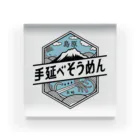 島原そうめん協議会☆７月７日はそうめんの日！☆の島原手延べそうめんロゴ Acrylic Block