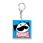 BEACSのPUGNANDES2022‗Blue Acrylic Key Chain