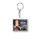 MOTCOM Winkel+の「レーサー女子」 MOTCOM Lindsay Racegirls アクリルキーホルダー