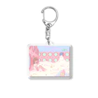 よつばのくもにのるゆめ Acrylic Key Chain