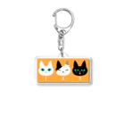 ねむ吉屋の3nyan! Acrylic Key Chain