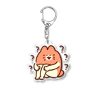 みかんねこ屋さんのみかんねこ「せがのびた」 Acrylic Key Chain