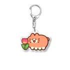 みかんねこ屋さんのみかんねこ「いいにおい」 Acrylic Key Chain