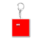 絵心無き者の努力の店小屋のレッドボーイ Acrylic Key Chain