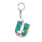 シラギク堂本舗の UはUnicornのU Acrylic Key Chain