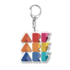 ARF2022のARF2022 ３連ロゴ Acrylic Key Chain