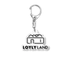 ロウリューランド【公式】のおしゃかわロゴマーク（BK) Acrylic Key Chain