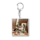 保護猫ファミリーの虎徹コレクション Acrylic Key Chain