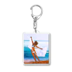 aoi.aoのSummer Girl - Stay Fearless Version #1 Acrylic Key Chain