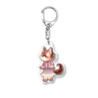 ノアオオカミのオオカミのウルフル Acrylic Key Chain