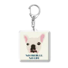 DOG FACEのフレンチブルドッグ【わんデザイン 6月】 Acrylic Key Chain