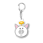 デザイン堂しまえながのぶたてんち Acrylic Key Chain