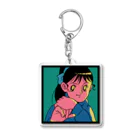 ハコベラのハコベラ　女の子 Acrylic Key Chain