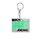 くーまのBLACK RACING Acrylic Key Chain