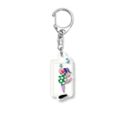 fig-treeの水玉の女01 Acrylic Key Chain