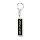 八坂屋@SUZURI支店の『Clairvoyance』BLACKロゴ Acrylic Key Chain