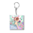 ハリスのデスクの【ハリスの友達】💐🍬👰 Acrylic Key Chain