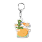 AINE RIUMの小さな妖精とジュースの実🍊 Acrylic Key Chain