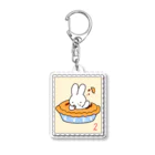 アカミのお店のうさぎのパイになるもんか！ Acrylic Key Chain