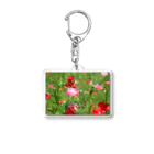 天秤座の晴れた日、ポピーの花畑で Acrylic Key Chain