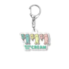 ari designのカラフルアイスクリーム Acrylic Key Chain