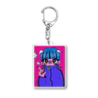 藤子はモチベがとにかく欲しいのサブカルちゃん煙草吸うの⁉️ Acrylic Key Chain