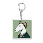 UmaJockey's ShopのUMAGAO collection Acrylic Key Chain