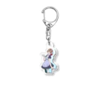 梅兎彩の夏服メイドちゃん Acrylic Key Chain