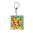 ヒビュウのPronghorn chocolate cake Acrylic Key Chain