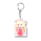 pumuz屋さんの金髪の女の子 Acrylic Key Chain