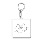 ペロペロネコくんのペロペロネコ　白背景ver Acrylic Key Chain