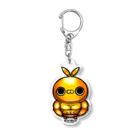 クレイジー闇うさぎSHOPのクレイジー闇うさぎ(GOLD) Acrylic Key Chain