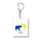 BONABENTOのNO WAR IN UKRAINE Acrylic Key Chain