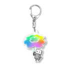 KaPPaのクローバーとハコの助 Acrylic Key Chain