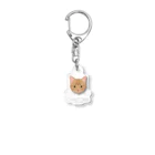 Baby Tigerのねこラブ・茶トラ Acrylic Key Chain