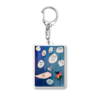 ギフっ子SHOPの雨 Acrylic Key Chain