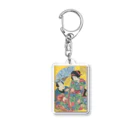 春画アートTシャツショップの歌川広重　浮世絵春画アートグッズ２ Acrylic Key Chain