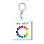 Have fun -HF-のcolor wheel Acrylic Key Chain