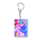 暗黒破壊神の娘 のきゅるきゅる女の子 Acrylic Key Chain