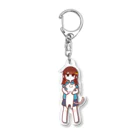 天雨さあまの天気屋さんの夏が来た、猫が溶ける。 Acrylic Key Chain