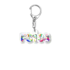 FS108(ファンタジスタ入れ歯)イラスト　絵描きのFS108 頭がポーンロゴ Acrylic Key Chain